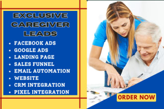 generate caregiver leads home care leads elderly care leads health agency leads