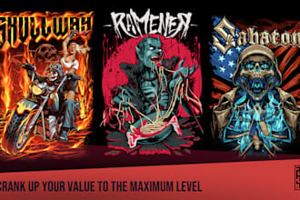 help your band or brand get badass t shirt through illustration