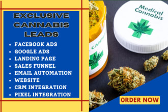 generate hot converting cannabis leads marijuana cbd weed leads via facebook ads