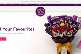 design premium shopify flower store, gift, bouquet website with online ordering