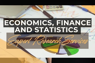 do research related to economics, finance, and statistics