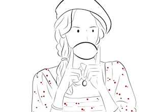create potrait line art