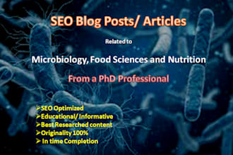 write best SEO health and wellness blog and article