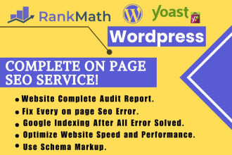 do perfect wordpress onpage seo with rankmath or yoast