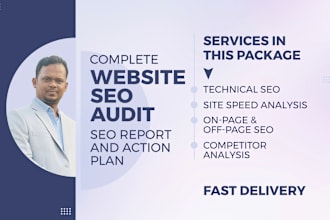 provide website SEO audit report and competitor analysis