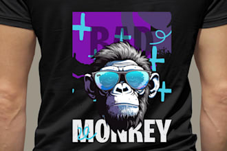 create stylish modern typographic t shirt design for streetwear