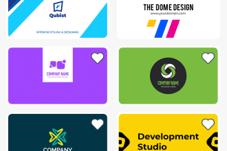 design professional business card design print ready
