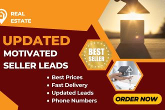 provide real estate updated motivated sellers property leads
