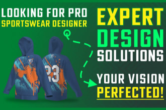 create custom professional sportswear graphics