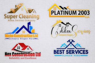 design residential and commercial home services logo