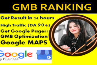 do google maps for gmb ranking and monthly local seo service