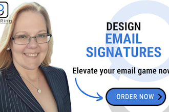 design a professional email signature
