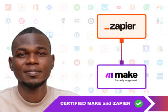 automate your tasks or business processes via zapier or make