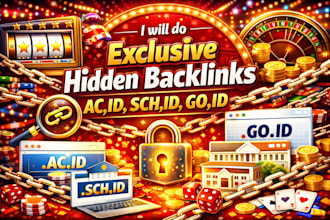 do exclusive hidden backlinks ac,id, sch,id, go,id
