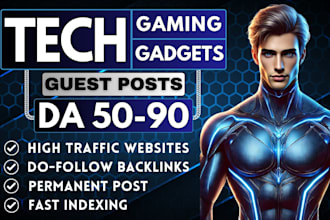 publish tech quest post on the da  50 plus backlinks