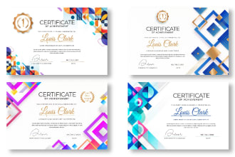 do certificate and diplome design gift award certificats