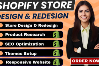 build shopify store shopify website shopify dropshipping store shopify design