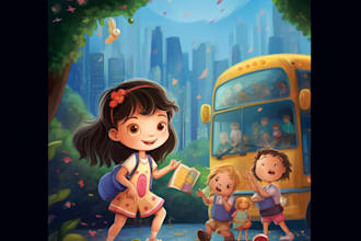 illustrate children book illustration and cover children story book