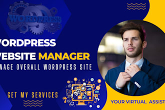 create and manage overall wordpress site