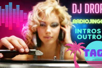 create a uk dj intro or radio producer tag in 24hrs