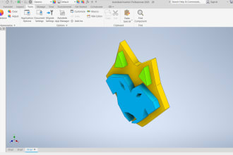 do cad modelling, sheet metal working, drawing in autodesk inventor