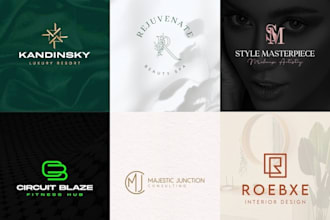 make a minimalist and business logo