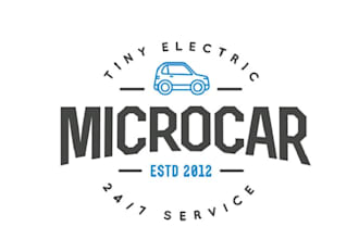 make a vintage logo with hand drawn illustration