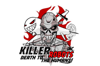 design eye catching and spotless killer robots logo