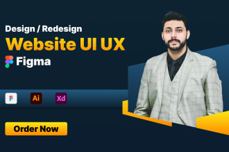 do figma website UI design, responsive website design
