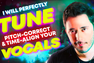perfectly tune, pitch correct and time align your vocals