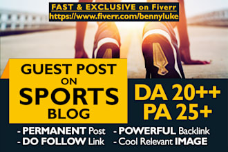 submit guest post on quality sports blog