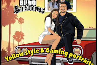 draw you as a character from gta or the simpsons
