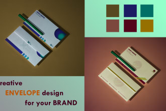 design and redesign corporate, occasional, trendy envelopes