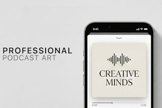 design professional podcast cover art for spotify and itunes