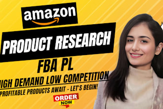 do amazon product research for pl fba and private label product hunting