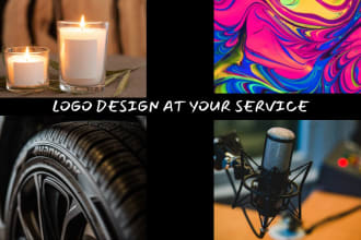 do automotive, podcast, vibrant candle business logo design