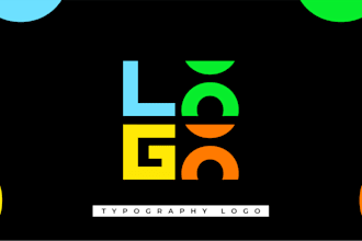 do premium wordmark, typography and new logo design