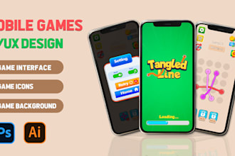 do mobile game app ui ux design