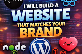 build a website that matches your brand