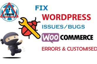 fix wordpress issues and woocommerce errors