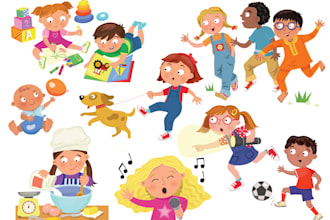 illustrate childrens books and educational books