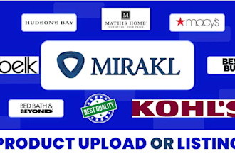 upload product listing on mirakl