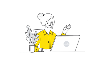 do minimal modern simple line art illustration