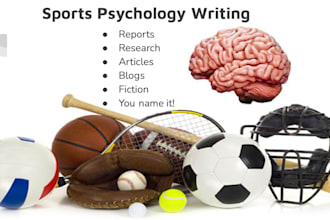 write sports psychology articles, research, and content