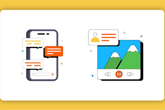create modern and unique custom icons and illustrations