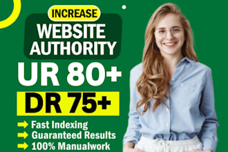 increase domain rating ahrefs dr url rating ahrefs ur 80 plus