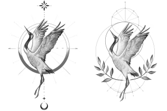 do a nature inspired tattoo design