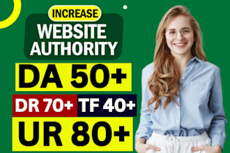 increase domain rating ahrefs dr ur increase moz da majestic tf cf