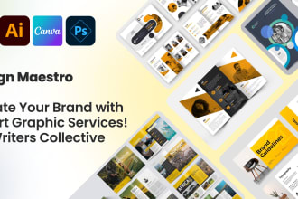 create catchy handbook design, creative epubs, brochures, proposals, magazines