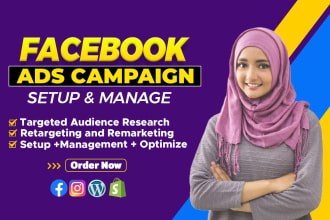 setup facebook ads campaign, marketing, advertising, fb ads for lead and sales